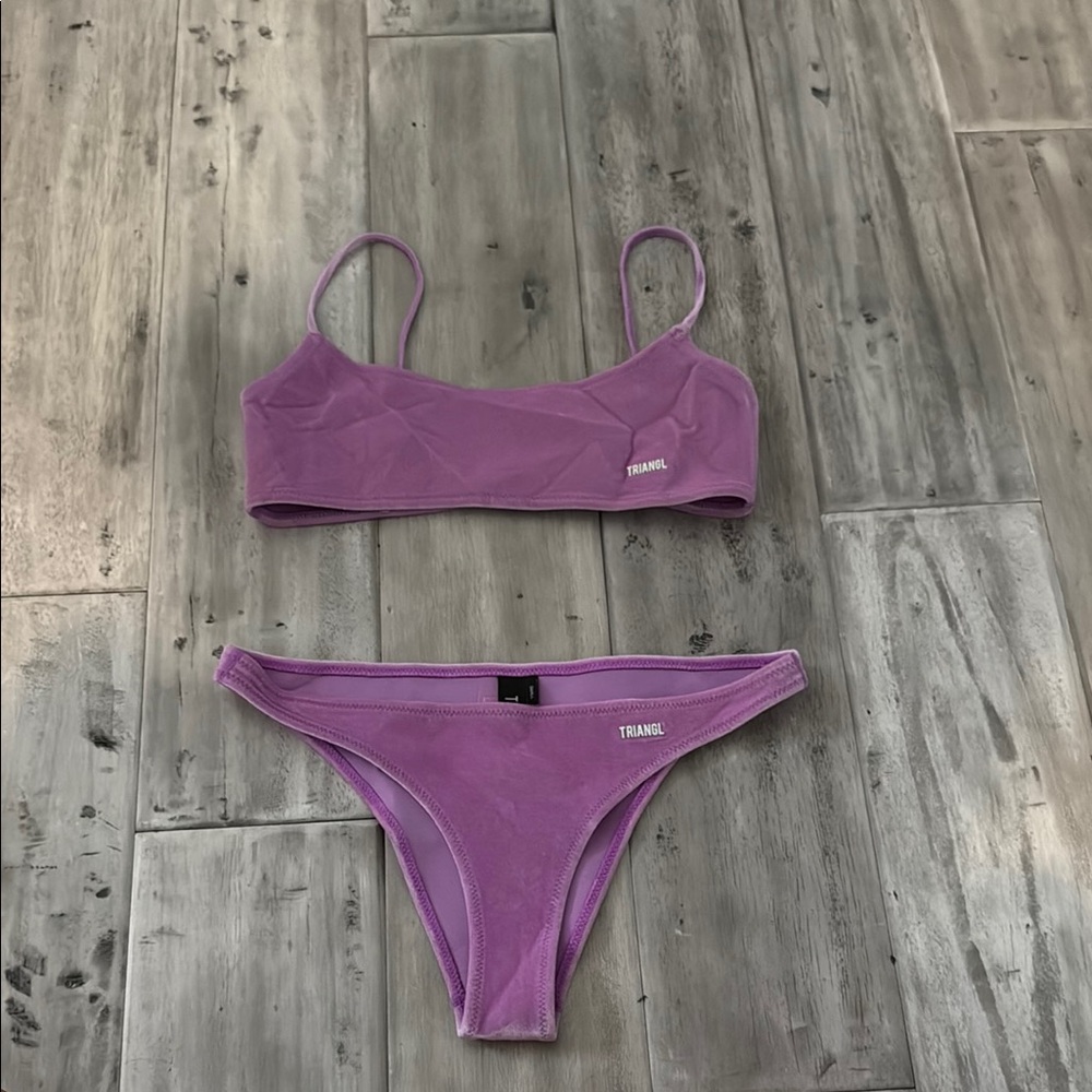 Triangl Swimwear Velvet Lavender Bikini
